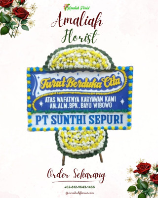 Papan Bunga Duka di Ciherang