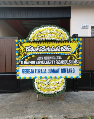 Papan Bunga Duka di Ciherang