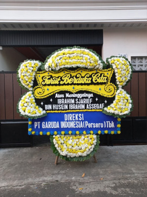 Papan Bunga Duka di Ciherang