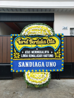 Papan Bunga Duka di Ciherang